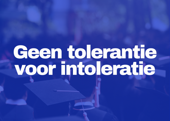 Geen tolerantie voor intolerantie